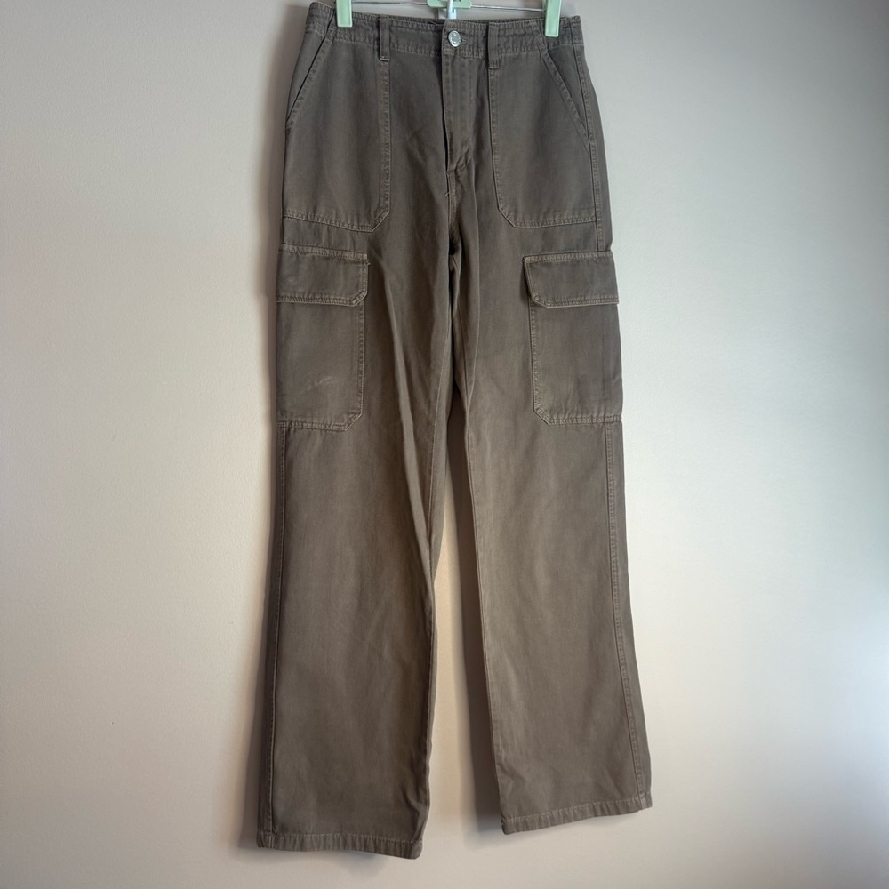 Zara Womens Tan/Brown Cargo Pants